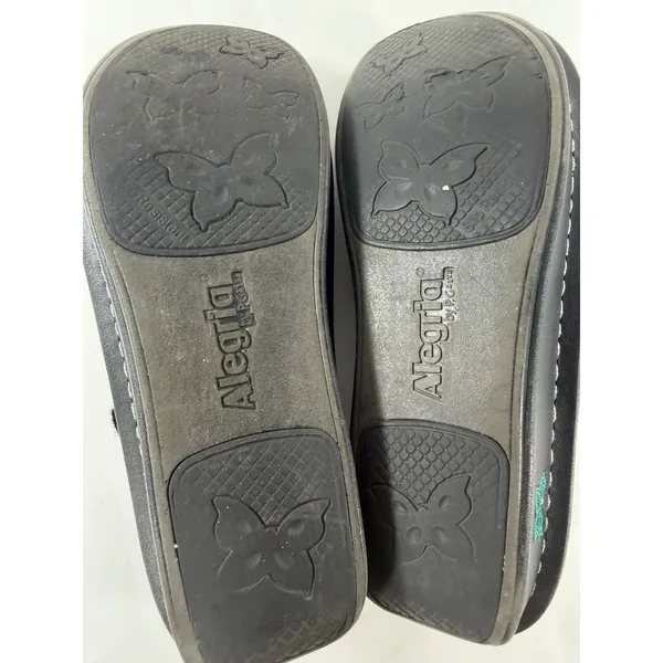 Alegria Paloma Mustache Leather Mary Jane Clogs Black Multi PAL-222 Size 39 - Image 6