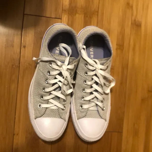 Converse All Star Chuck Taylor Madison purple and white women’s size 10 sneakers - Image 2