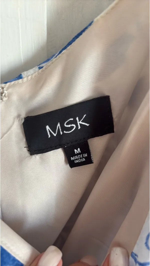 MSK Long floral dress - Image 3