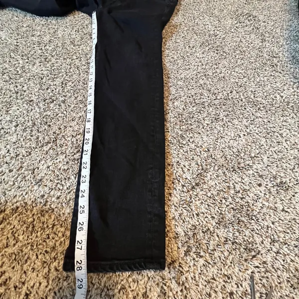 EDWIN Hana Classic Tapered Black‎ Denim Jeans Women's Size 25 - Image 8
