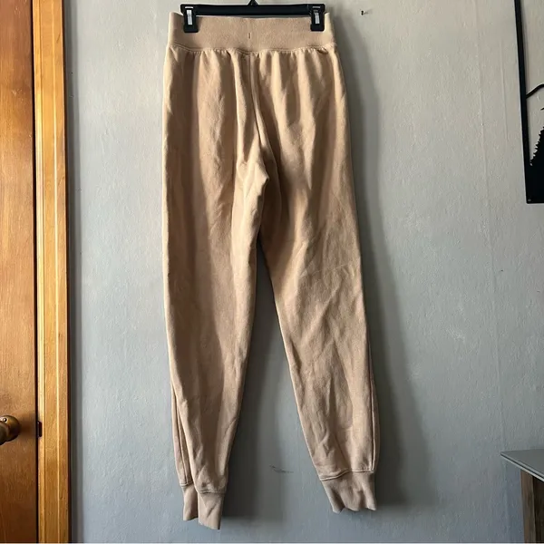 Nike Tan Phoenix Fleece Joggers Size Small - Image 6