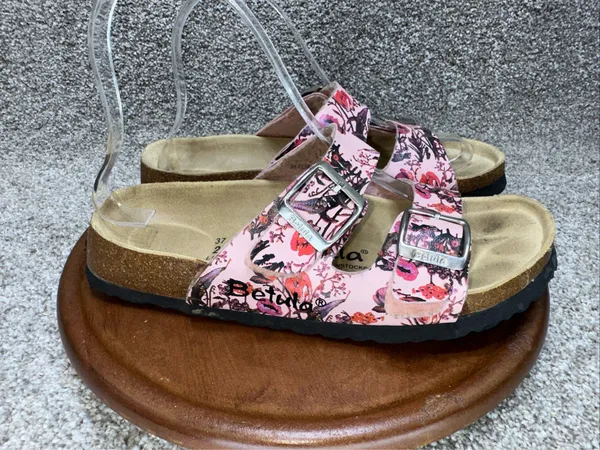 Birkenstock Betula Floral Sandals Sz 37 W6 - Image 3