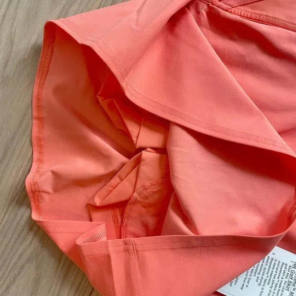 Lululemon‎ Warpstreme HR Golf Skirt Multi Pocket Peach Size 0 - Image 6