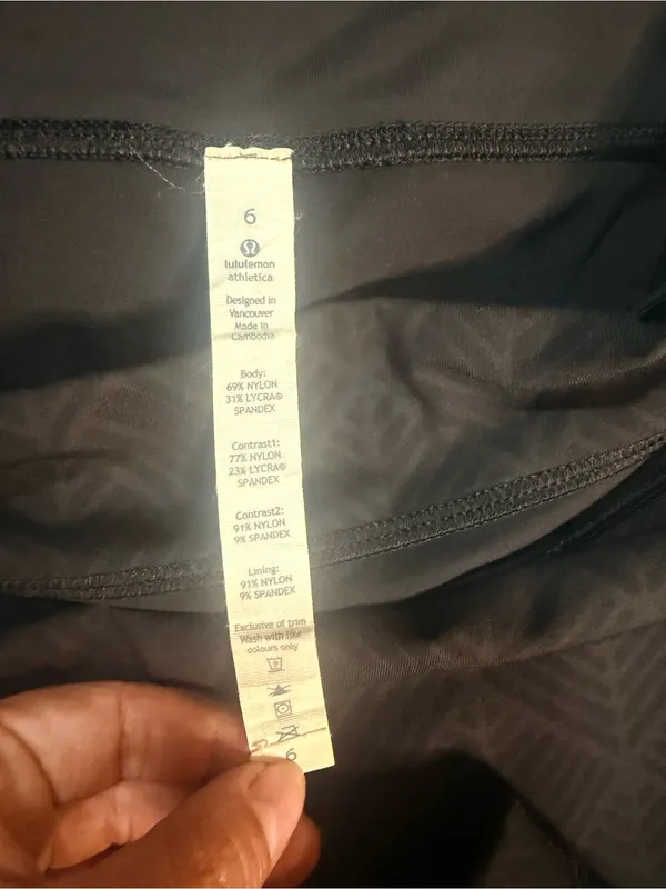 lululemon athletica Black Athletic Leggings - Size 6 - Image 11