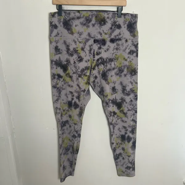 LULULEMON- Align High Rise Pant 28” Radial Tie Dye Mauve Grey Size 16 - Image 2