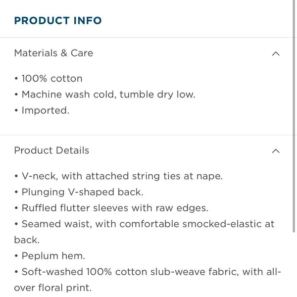 Women's Old Navy Flutter-Sleeve Floral V-Neck Tie-Back Top - Image 8