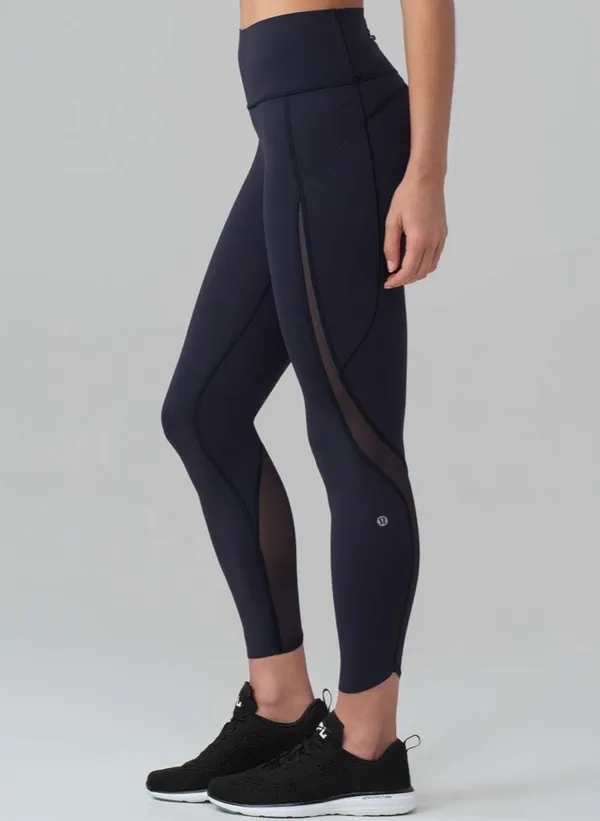 Lululemon Pace Perfect 7/8 Tight (25") Midnight Navy 4 - Image 9