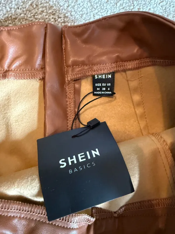 SheIn Leather skirt - Image 3