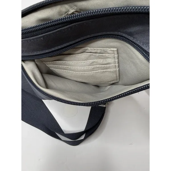 Baggallini Mini Sling Crossbody Shoulder Bag Navy Blue Everyday‎ Run Walk Active - Image 6