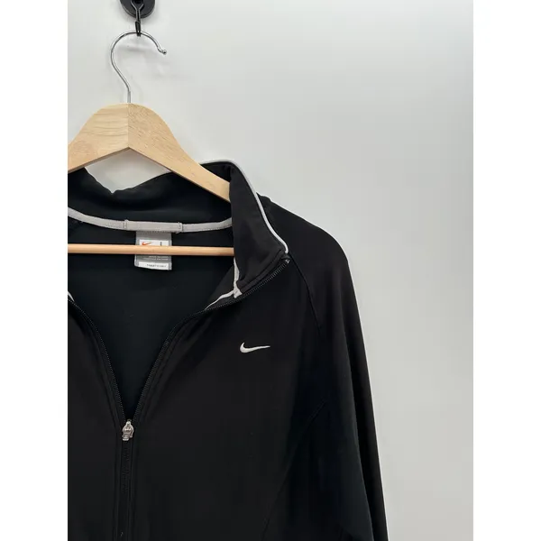 Nike‎ Fit Dry Black Full Zip Training Practice Jacket Womens Large HP8 - Image 5
