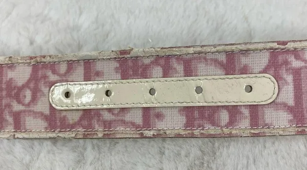 Authentic Pink Monogram Belt - Image 15