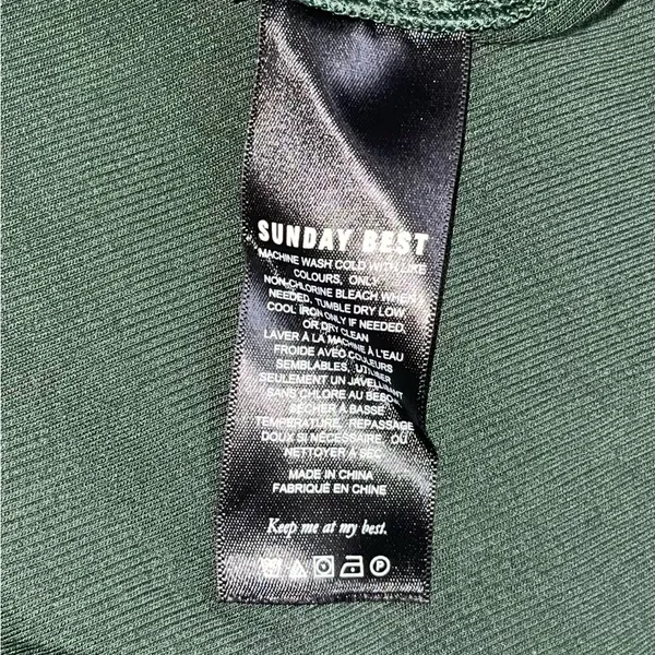 Aritzia Sunday Best Green Crop Tank Top - Image 4