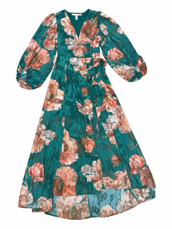 Hutch Anthropologie Lindie Floral Wrap Maxi Dress - Image 3