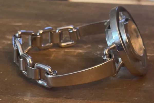 Vintage Lausanne 17 jewels silver hexagon watch - Image 9