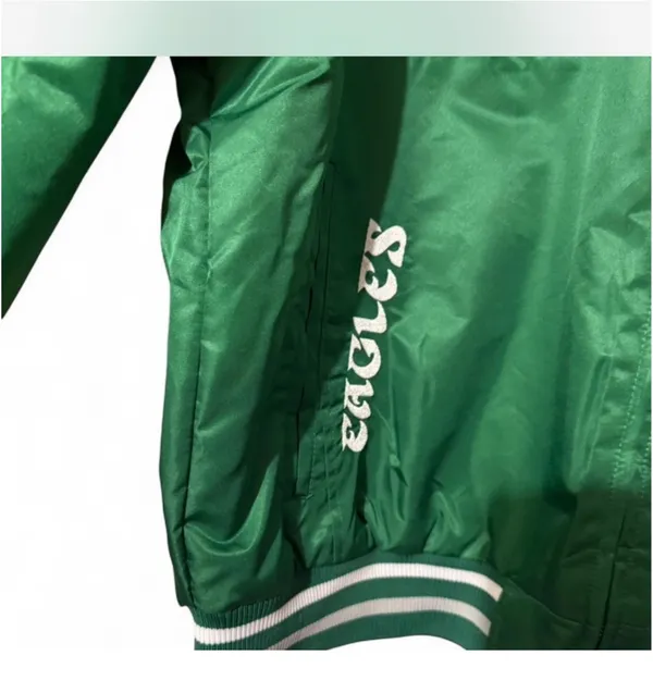 NFL Philadelphia eagles Green Eagles varsity Puffer Jacket XL - Image 5