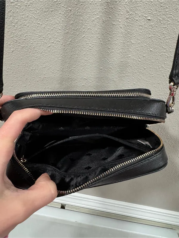 Kate Spade New York Leather Crossbody Bag Dual Zip Around - Image 7