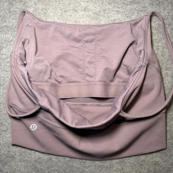 Lululemon Women Size 6 Sporty Purple Athletic Sports Bra - Image 4