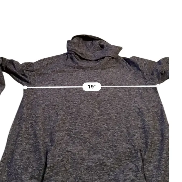 Lululemon Cowl Neck Pullover Women's Size 8 Gray Make A Move Along Stretch Gym‎ - Image 5
