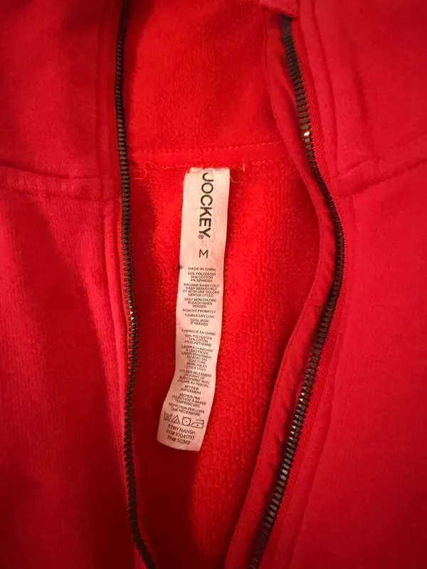 Jockey Red sweatshirt Size M - Image 2