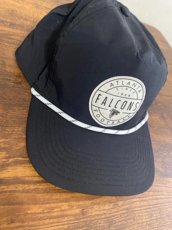 47 Brand Atlanta Falcons Black Rope-Trim Snapback Hat - Image 3