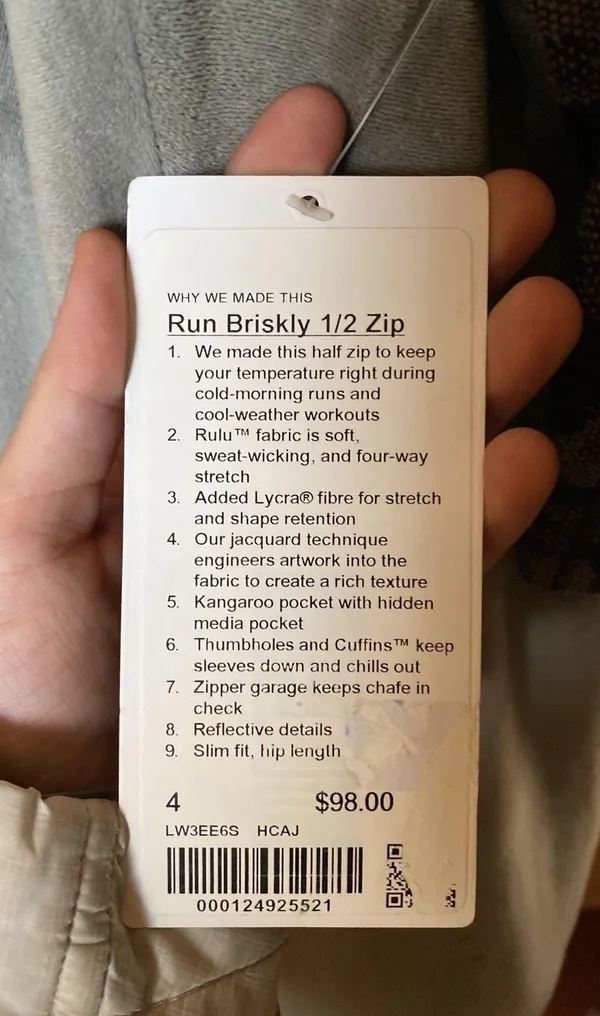 Lululemon Run Briskly Half-Zip - Image 4