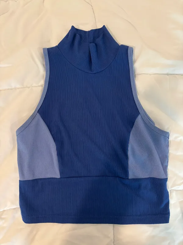 Blue Crop Top S - Image 2