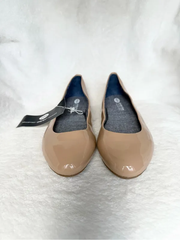 Dr. Scholl's Beige Patent Ballet Flats Size 9.5 - Image 3
