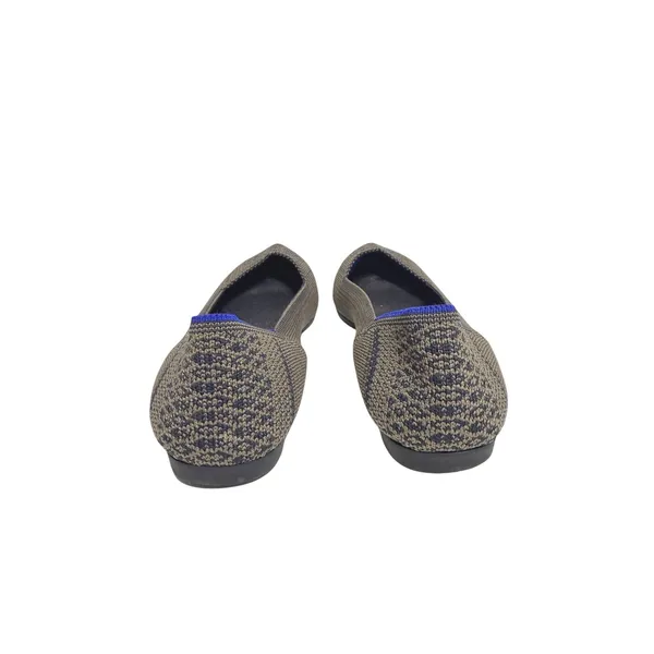 Rothy's The Point‎ flat shoes Walnut Python snake print Toe Knit Size 7.5 W - Image 6