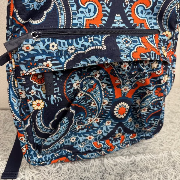 Vera Bradley Lighten Up Journey "Marrakesh" Backpack Paisley Bag Travel Campus - Image 5