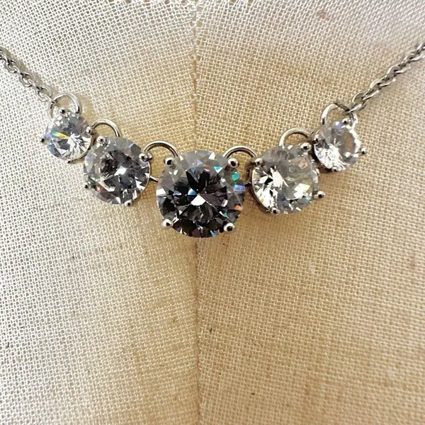 Charming Charlie rhinestone pendant necklace - Image 2
