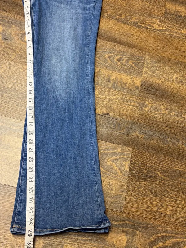 American Eagle Kick Boot Next Level Stretch Jeans Womens 10 Blue Denim - Image 7