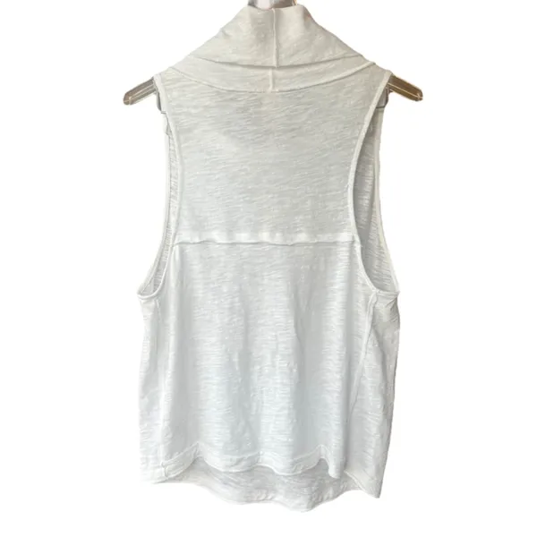 We The Free Summer‎ Thing White Sleeveless Turtleneck Top Sz M - Image 5
