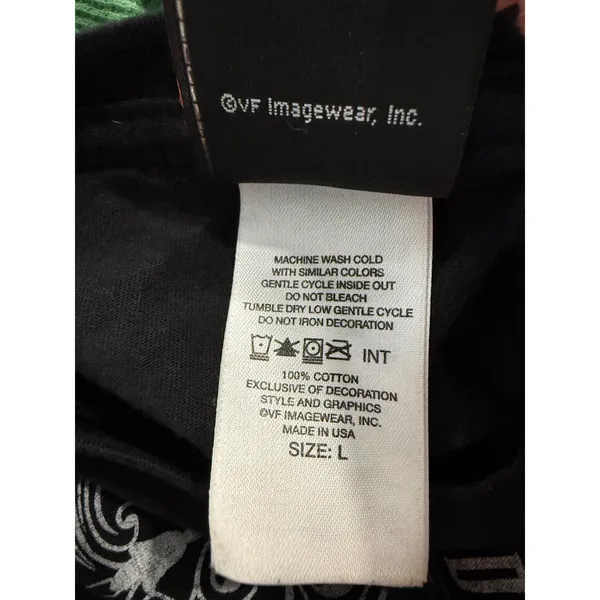 Harley-Davidson Women Black Sugar Skull Graphic Tee Garden State NJ Size L - Image 7