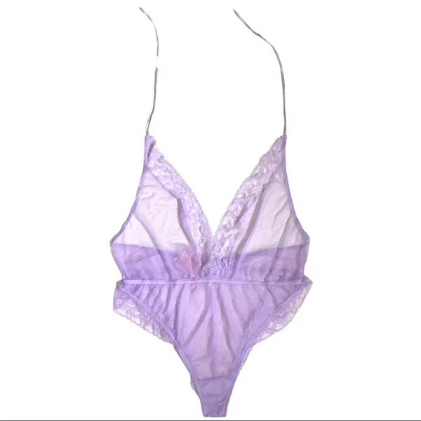 Savage x Fenty Lingerie Teddy Lavender Mesh Bodysuit 3Xl NWT - Image 2