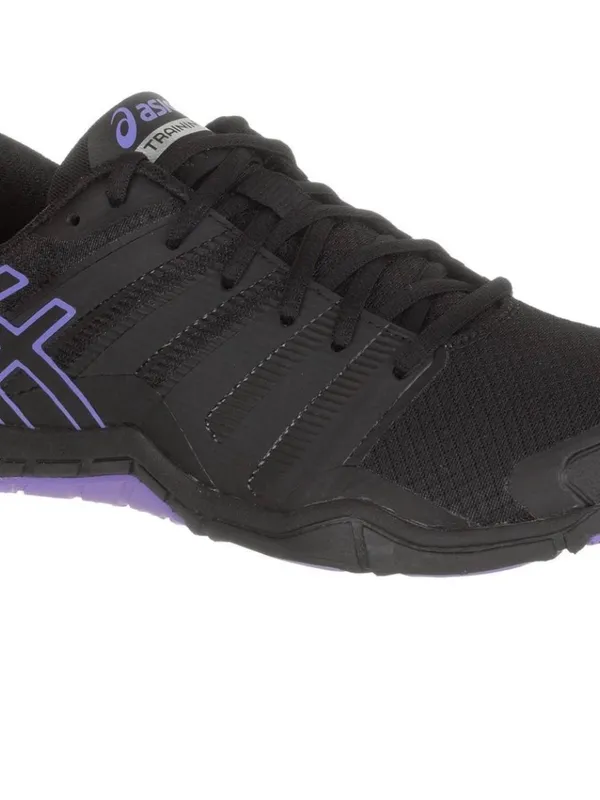 Asics Met Conviction Womens Running Sneakers Black Purple Size 8 - Image 2