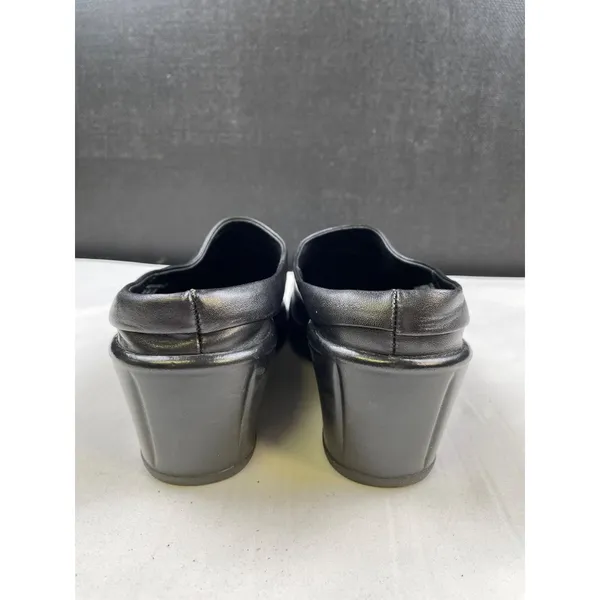 Dansko Women's Black Leather Clogs/ Shoes/ Slip On Size 41-9.5 SKU 4581 - Image 6