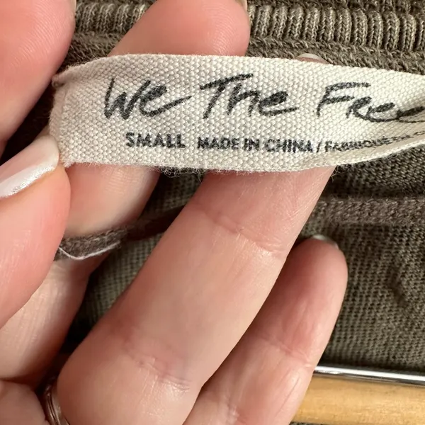 Free People | We the Free Studded Neck Cuff Henley | Size Small - Image 3