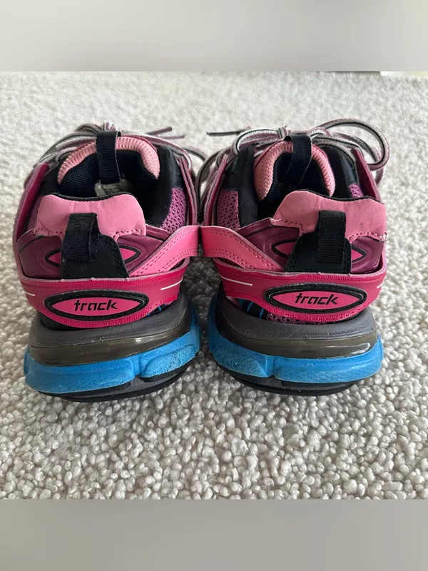 Balenciaga Track Sneakers Pink Black Blue 36 6 - Image 4
