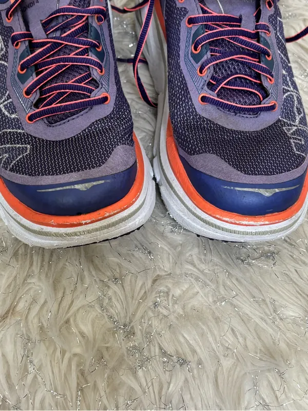 Hoka One One Purple/Orange Women's Running Shoes Size US W 9.5 - Image 2