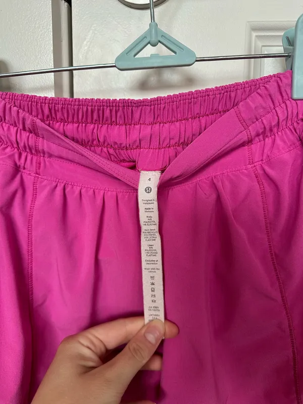 Lululemon Sonic Pink Hotty Hot 2.5" Low-Rise Shorts - Image 2