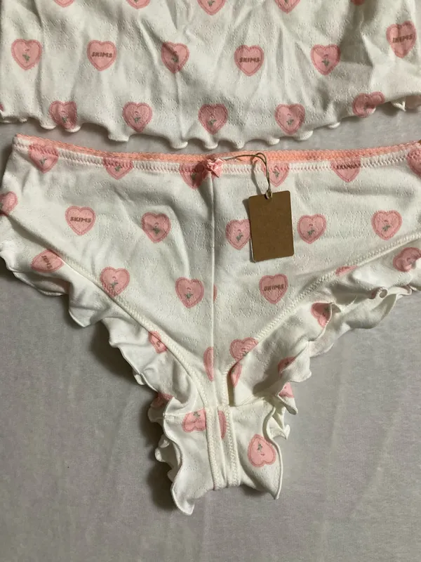 SKIMS Heart Cami Pajama Set S - Image 12