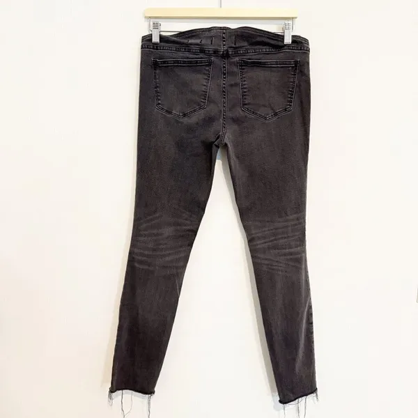 Madewell Maternity Jeans Size 27 Black Sea Over Belly Skinny‎ Alternative Grunge - Image 11