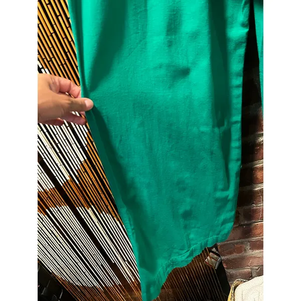 Boutique Emerald Green Wide Leg Pull-On Drawstring Pants Size Medium - Image 5