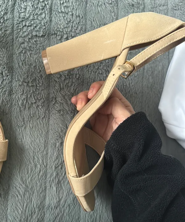JustFab Tan Heels - Image 4