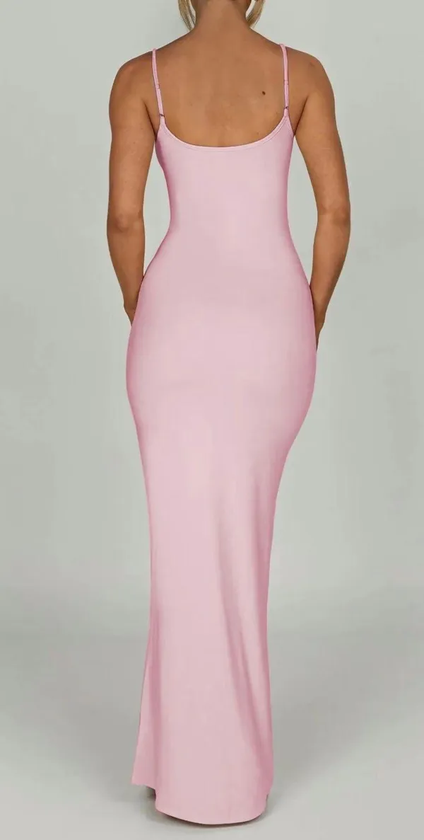 Backless Cami Dress Pink Size XS - Image 2