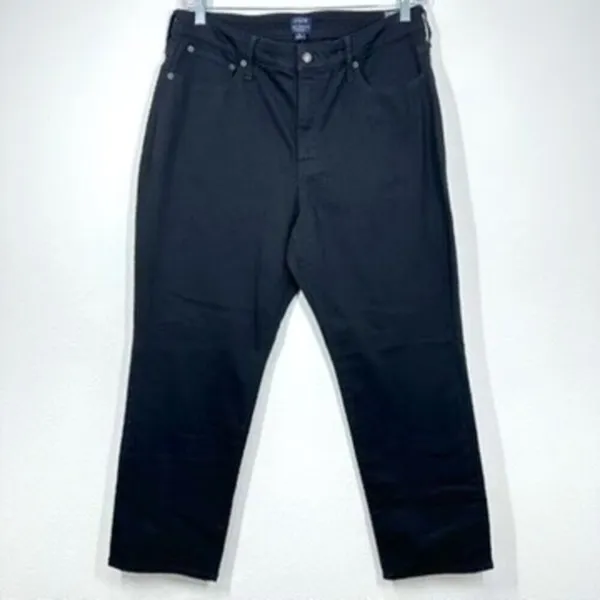J. Crew Factory Curvy essential straight black jean in all-day stretch NWT‎ - Image 2
