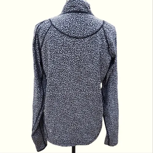 Lululemon Fast Track Reversible Zip-up Jacket Black‎ White Women's size 6 - Image 5