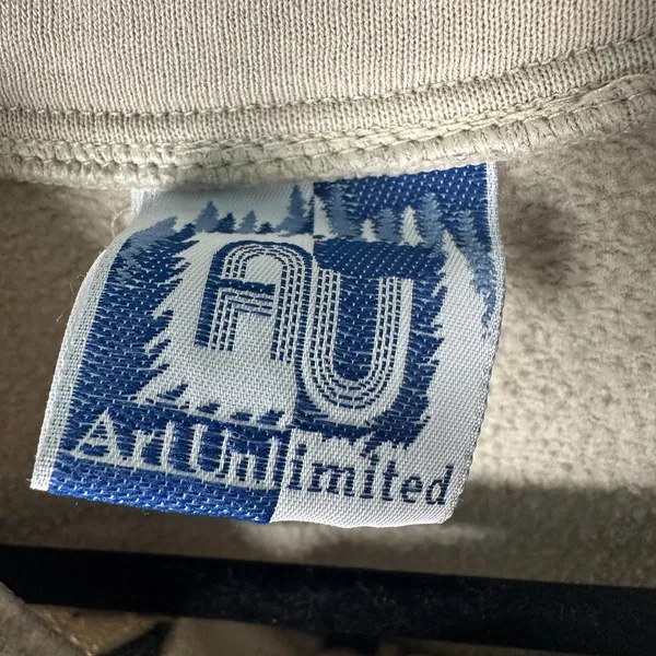 Art Unlimited Vintage Aztec Mayan First Nations Embroidered Zip Sweater Large - Image 5
