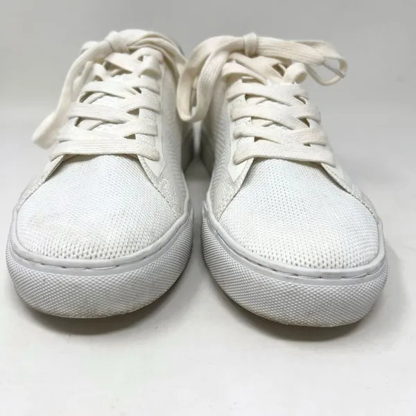 Greats Brooklyn The Royale Knit 2.0 White Grey Low Top Sneakers Women's Size‎ 10 - Image 6
