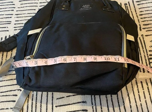 Land Diaper Bag Backpack Black - Image 4